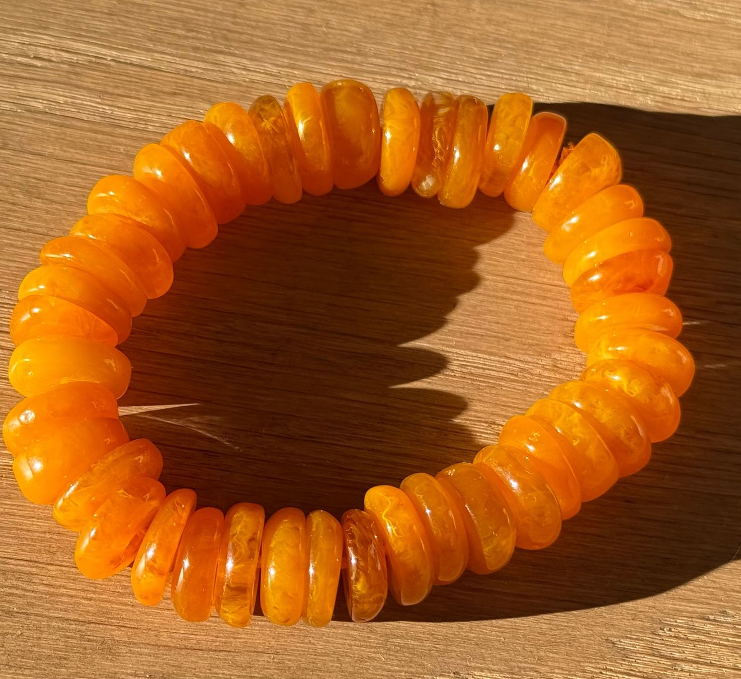 Bracciali & Braccialetti: Bracelet vintage en ambre véritable – Usato da Denges venduto da peumens 1