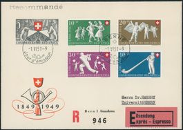 1951 - Pro Patria - Ersttagsbrief FDC ET - fr - Haerry