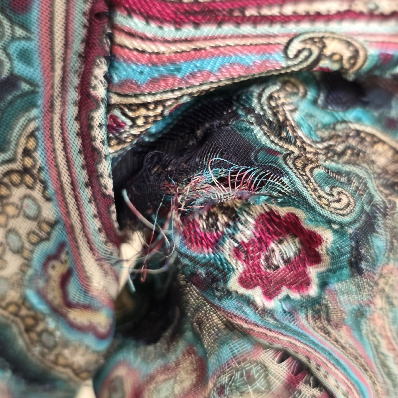 Kleider: Kleid mit Paisley-Muster Gr M ,Transparent  – Gebraucht aus Rheinsulz von Gilea 4