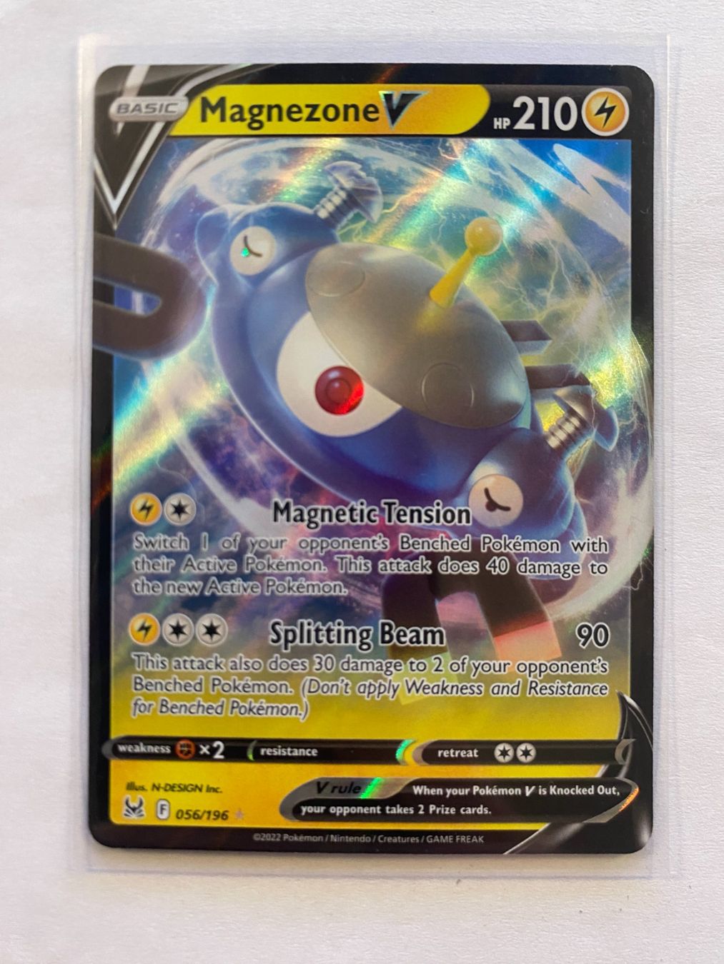 Pokémon Carte collezionabili: Pokemon Magnezone V 056/196 Lost Origin EN – Nuovo (secondo la descrizione) da Weingarten-Kalthäusern venduto da McGmavlo