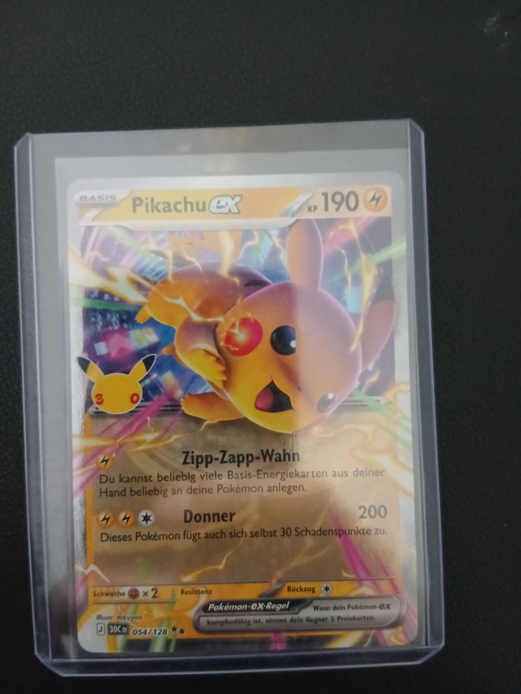 Pokémon Carte collezionabili: Pikachu ex Pokémon 30th Celebration German – Nuovo (secondo la descrizione) da Regensdorf venduto da Baba_Basar 3