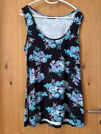 Blusentop mit Blumenmuster, Gr. 42 Top Zustand!