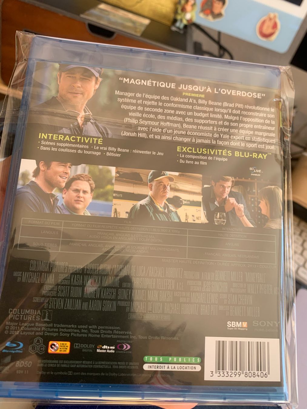 Tutti i DVDs: Le Stratège (2011, Blu-ray, avec Brad Pitt) – Usato da Vevey venduto da zecollector 1