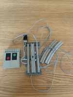 Lego Eisenbahn Signal mit Schalter und Schienen gebraucht