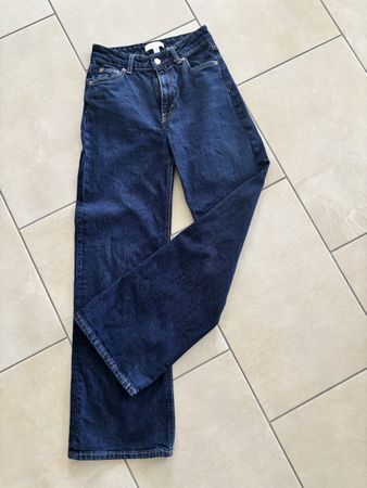 H&M Jeans dunkelblau Grösse EUR 34 guter Zustand