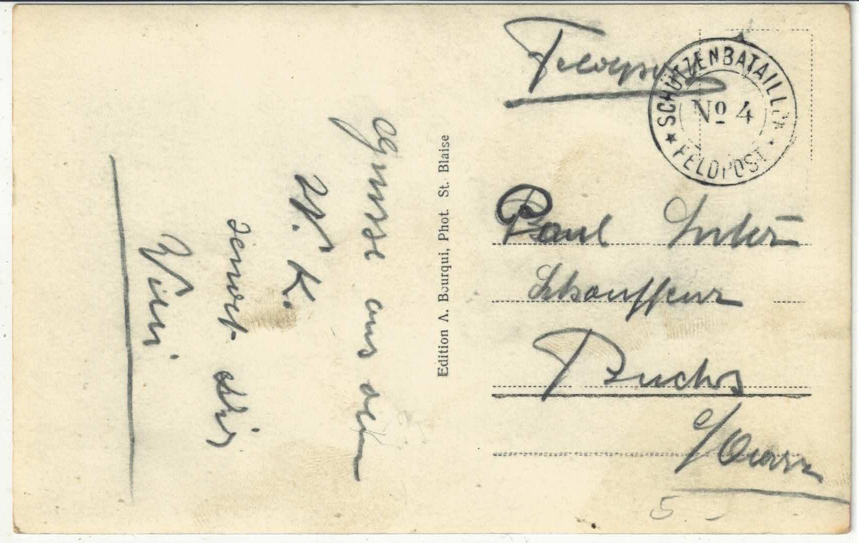 Cartoline postali: St. Blaise - Vue generale – Usato da Ettingen venduto da Kartenplanet 1