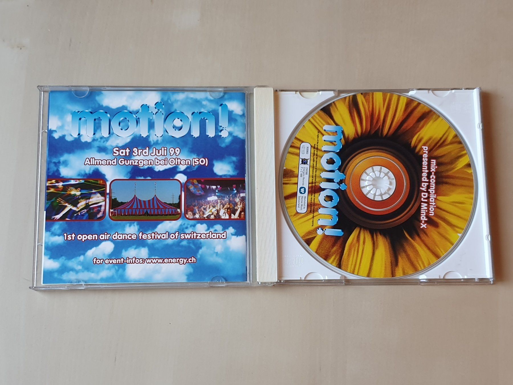CDs: Motion! DJ Mind-X – D'occasion à Stansstad par collectorsshop 2