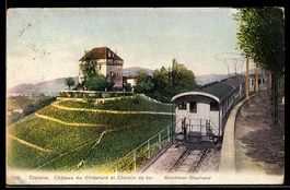 AK Clarens, Chateau du Chatelard et Chemin de fer, schweizer