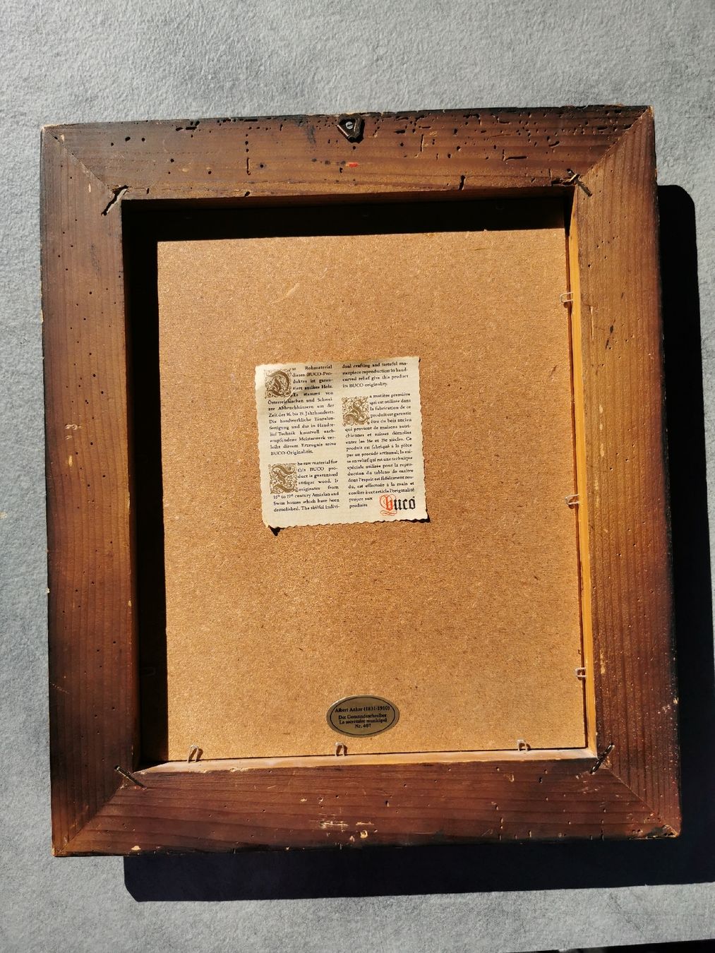 Foto & Immagini: Albert Anker "Der Gemeindeschreiber" Kunstdruck – Usato da Bergdietikon venduto da Allerlei.Dihei 4
