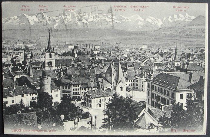 Ansichtskarten: BIEL BIENNE – Gebraucht aus Jona von philajona