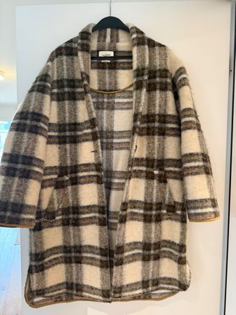 Mantel Isabel Marant Etoile kariert
