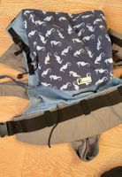 Babytrage Huckepack Toddler blau grau gebraucht