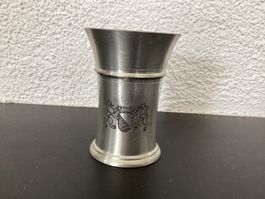 Zinnbecher