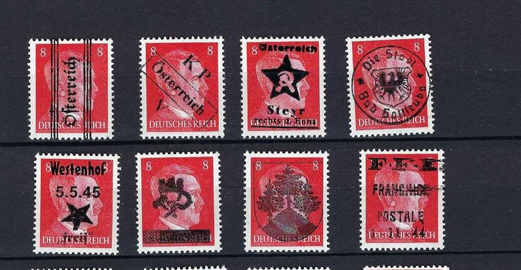 Tutti i francobolli: Hitler mit Aufdruck ** – Nuovo e nell'imballaggio originale da Altstätten SG venduto da Nandodax