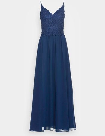 MASCARA Ballkleid in Navy Gr. 38 / M (19501)
