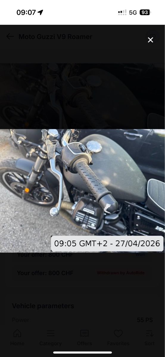 Moto Guzzi Strada: Moto Guzzi V9 Roamer – Usato da Niederweningen venduto da Pyku86 2