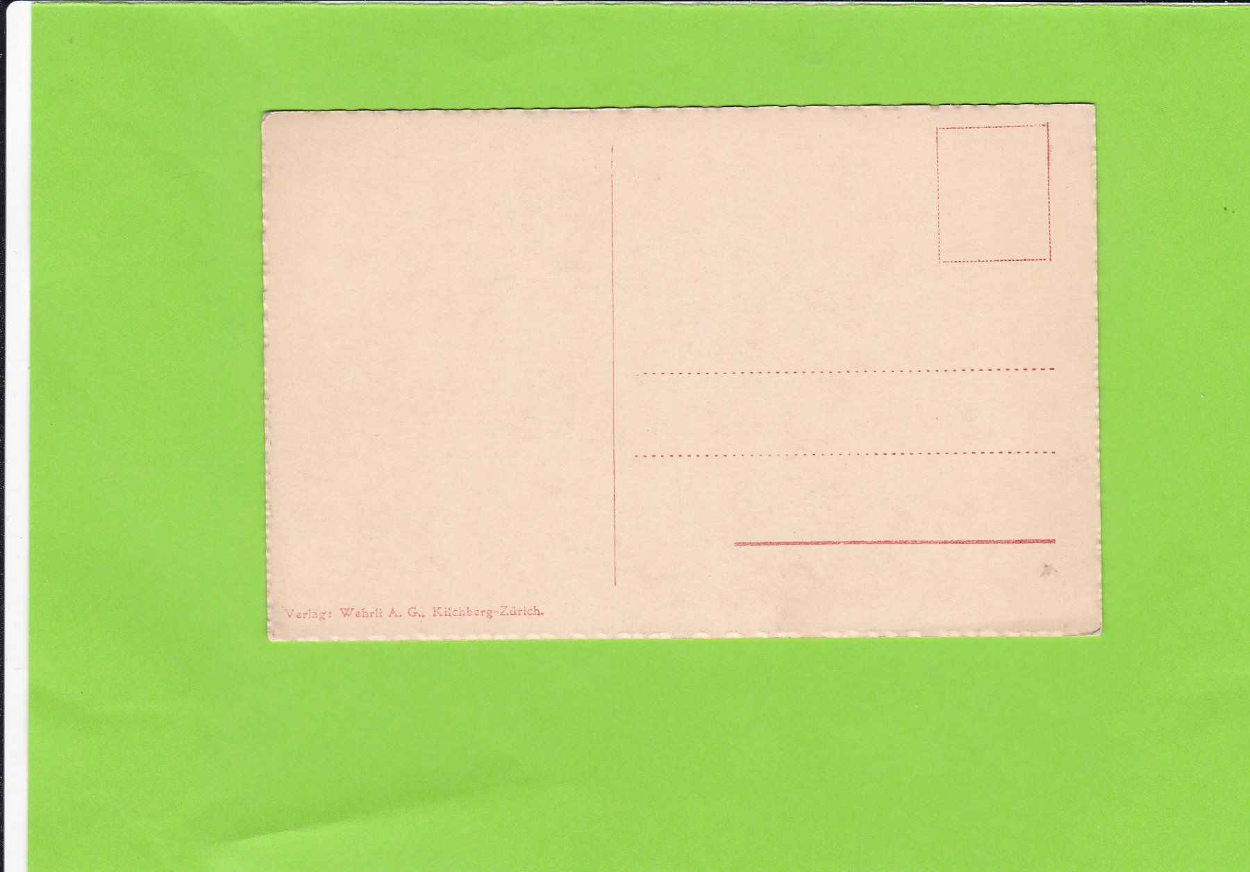Cartoline postali: Zürich-Villa Wesendonk – Usato da St. Peterzell venduto da neckertal 1