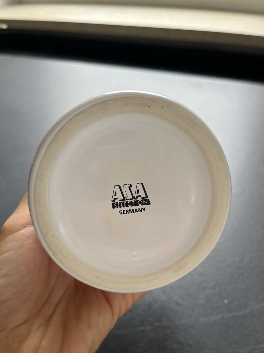 Caraffe: ASA Selection Milchkaffeekrug, weiss – Usato da Wettingen venduto da flo_vst7 2