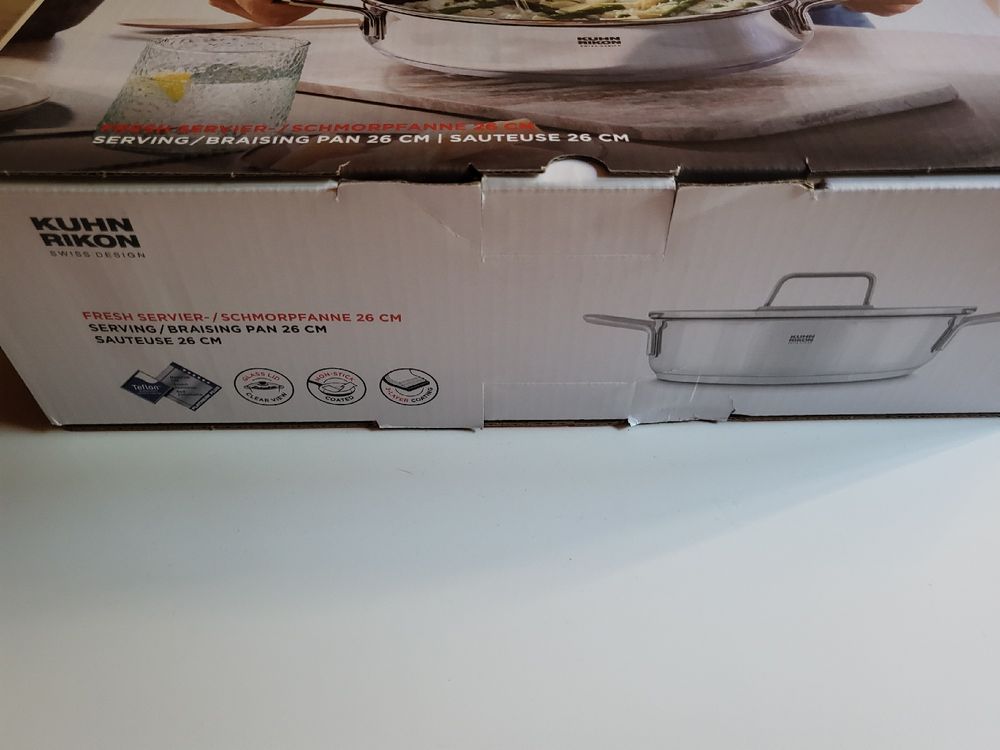 調理器具 Kuhn Rikon Fresh Servier-/Schmorpfanne Kuhn Rikon Fresh Servier-/Schmorpfanne Classic - Linien