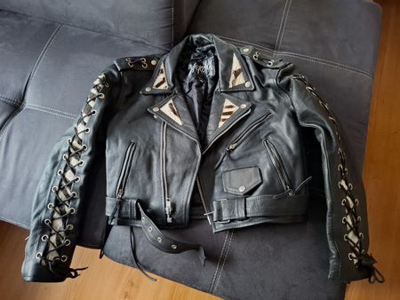 L.A.Roxx Lederjacke vintage, Grösse L, neuwertig aus 1992