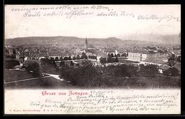 AK Zofingen, Ortsansicht mit Parkanlage