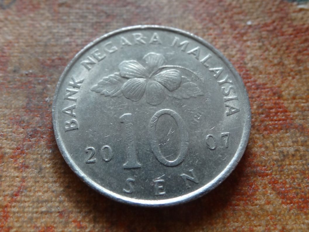 Tutti le monete: MALAISIE   10  Sen   2007 – Usato da Romanel-sur-Lausanne venduto da Swift13