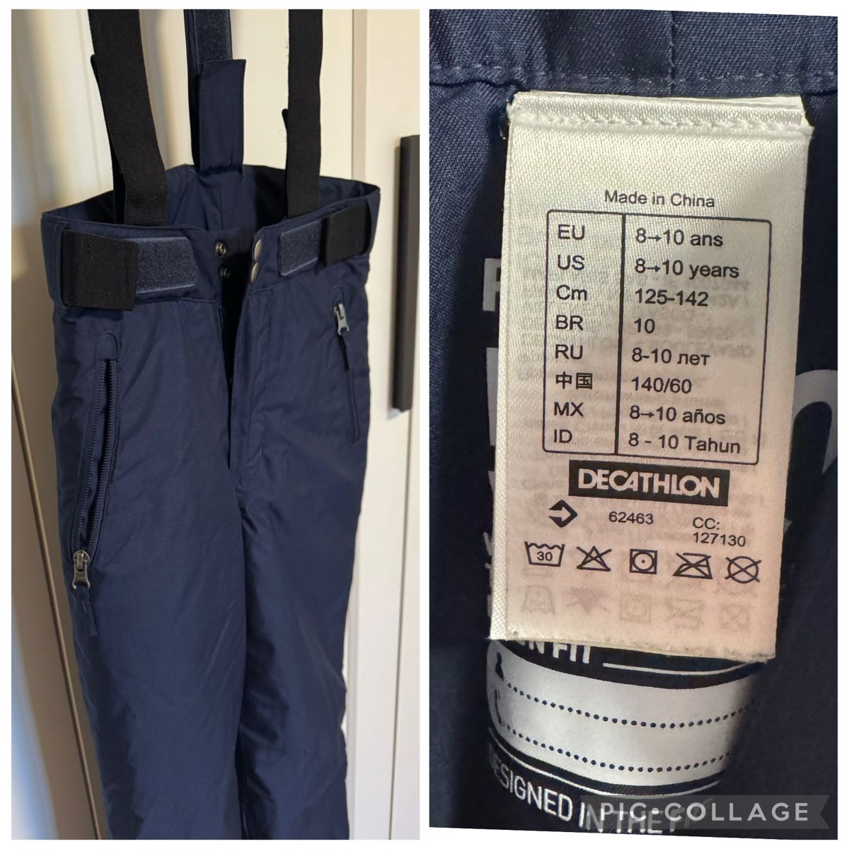 Decathlon Pantaloni: Kinder Skihose, Decathlon Gr. 133-142 – Usato da Zürich venduto da iry_9mbn 1