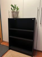 Bücherregal schwarz 3 Fächer gebrauchter Zustand