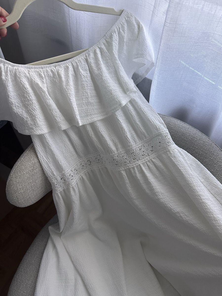 Kleider: Weisses romantisches Sommerkleid – Neu (gemäss Beschreibung) aus Zürich von Chez_Dali 1