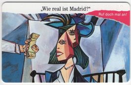 Wie real ist Madrid? - volle deutsche 50 DM Telefonkarte