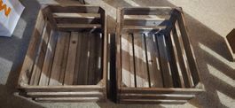 2 Holz Kisten für Deko oder Aufbewahrung