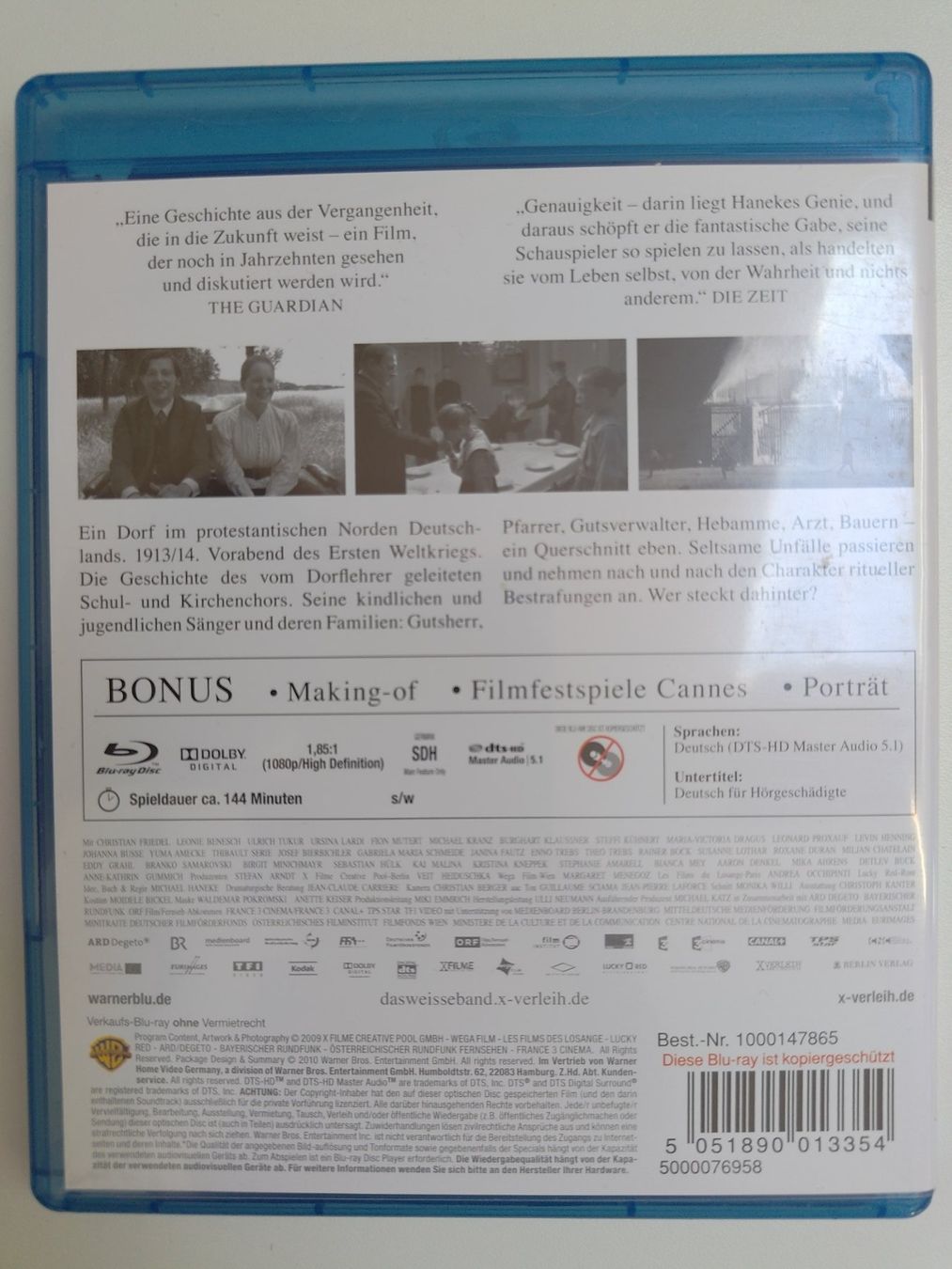 Tutti i DVDs: Das weisse Band – Usato da Liestal venduto da Kratzilla 2