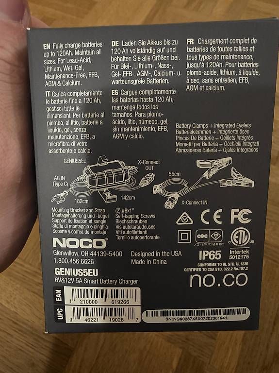 Chargeurs batteries: Batterieladegerät Motorrad – D'occasion à Faoug par FabianRay 1