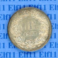 CHF___1.00 1887 -stgl 1 Franken