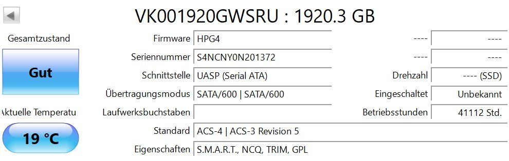 Samsung Dischi rigidi: Samsung PM883 1.92TB 2.5" SSD SATA-III – Usato da Amriswil venduto da hardware_uschi 1