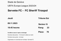 SK Slavia Prague vs FC Sheriff Tiraspol at Sinobo Stadium on 05/10/23 Thu  21:00