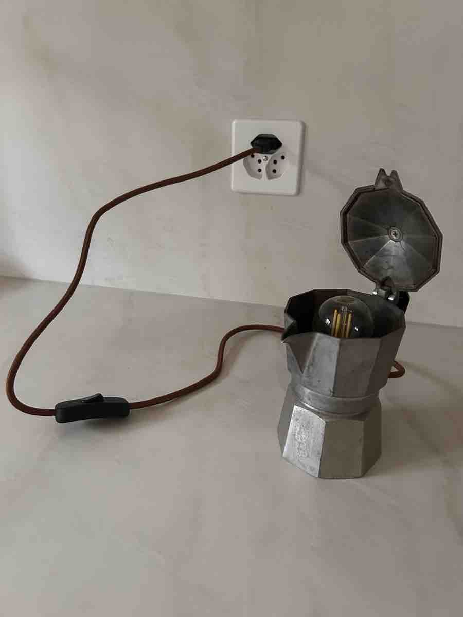 Lampen: Bialetti Lampe umgebaut – Gebraucht aus Biel/Bienne von DonCorleone77 7