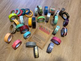 Washi-Tape Paket, diverse Washi-Tapes, teilweise neu