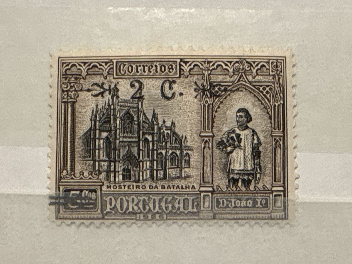 Alle Briefmarken: Timbre Portugal Mosteiro da Batalha 2 C 1924 – Neu (gemäss Beschreibung) aus Carouge GE von irma016