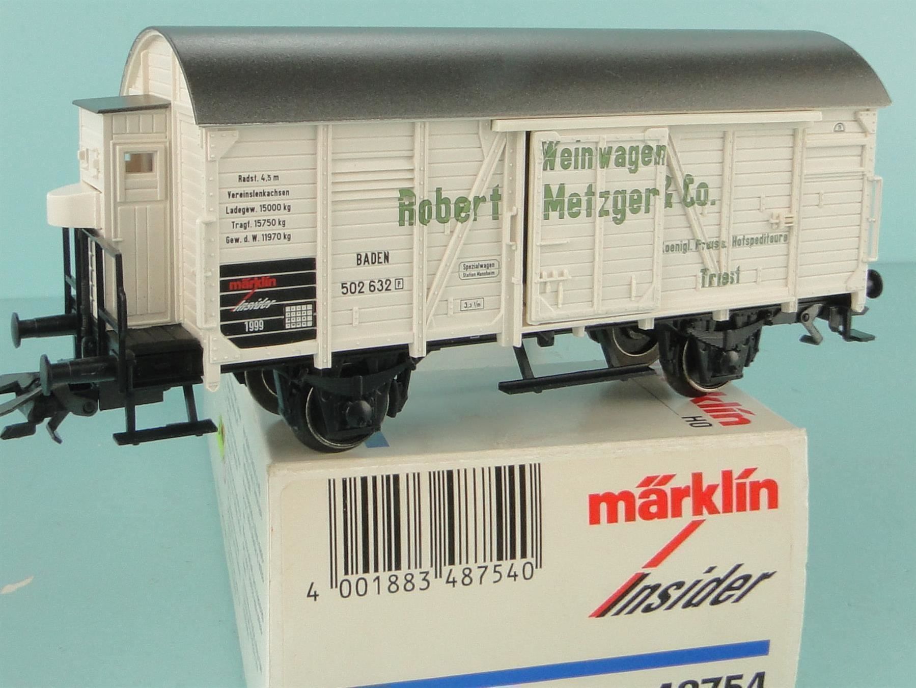 Märklin Modellini di ferrovie: Märklin Insider 1999, neuwertig – Usato da Bülach venduto da cann11