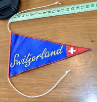 VINTAGE Wimpel klein SWITZERLAND nos ST. GALLER STICKEREI