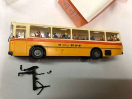 RoskopF 1:87 Saurer Alpenpostw+Fahrgäste