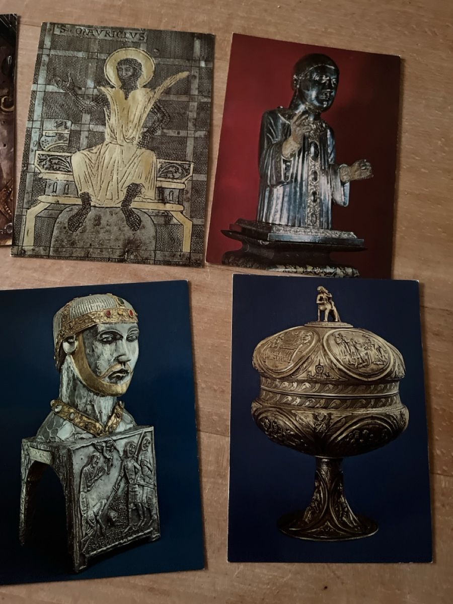 Libri: Le tresor de st maurice , 6 Postkarten Heftli – Usato da Aesch BL venduto da shuja01 2