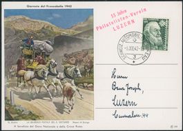 1942 - Tag der Briefmarke • Genève · Karte · it