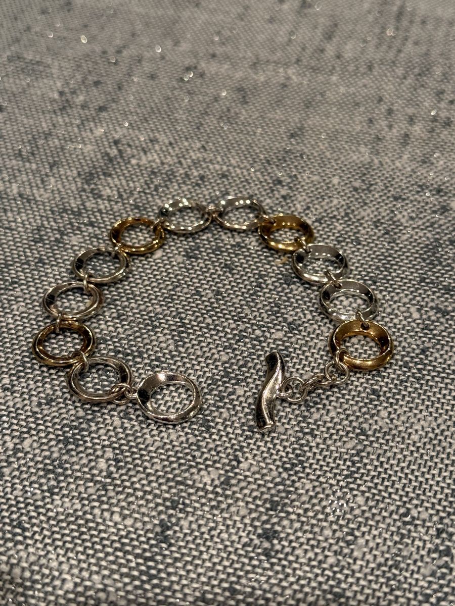 Bracciali & Braccialetti: Two-Tone Link Bracelet – Usato da Zürich venduto da salifali 1