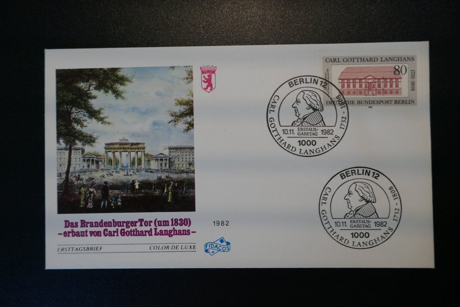 Alle Briefmarken: Ersttagsbrief Deutschland 1982 – Neu (gemäss Beschreibung) aus Zumikon von chv_w96q