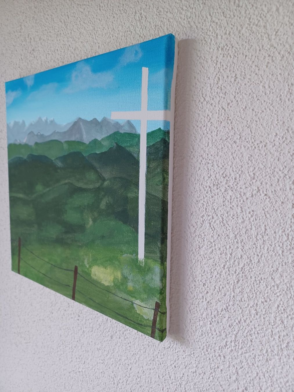 Dipinti: Acrylbild, Berglandschaft, Unikat, selbstgemalt – Nuovo (secondo la descrizione) da Buttisholz venduto da craftergirl 1