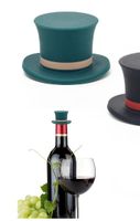 NEUER Verschluss grün für Weinflaschen als Hut - 223383