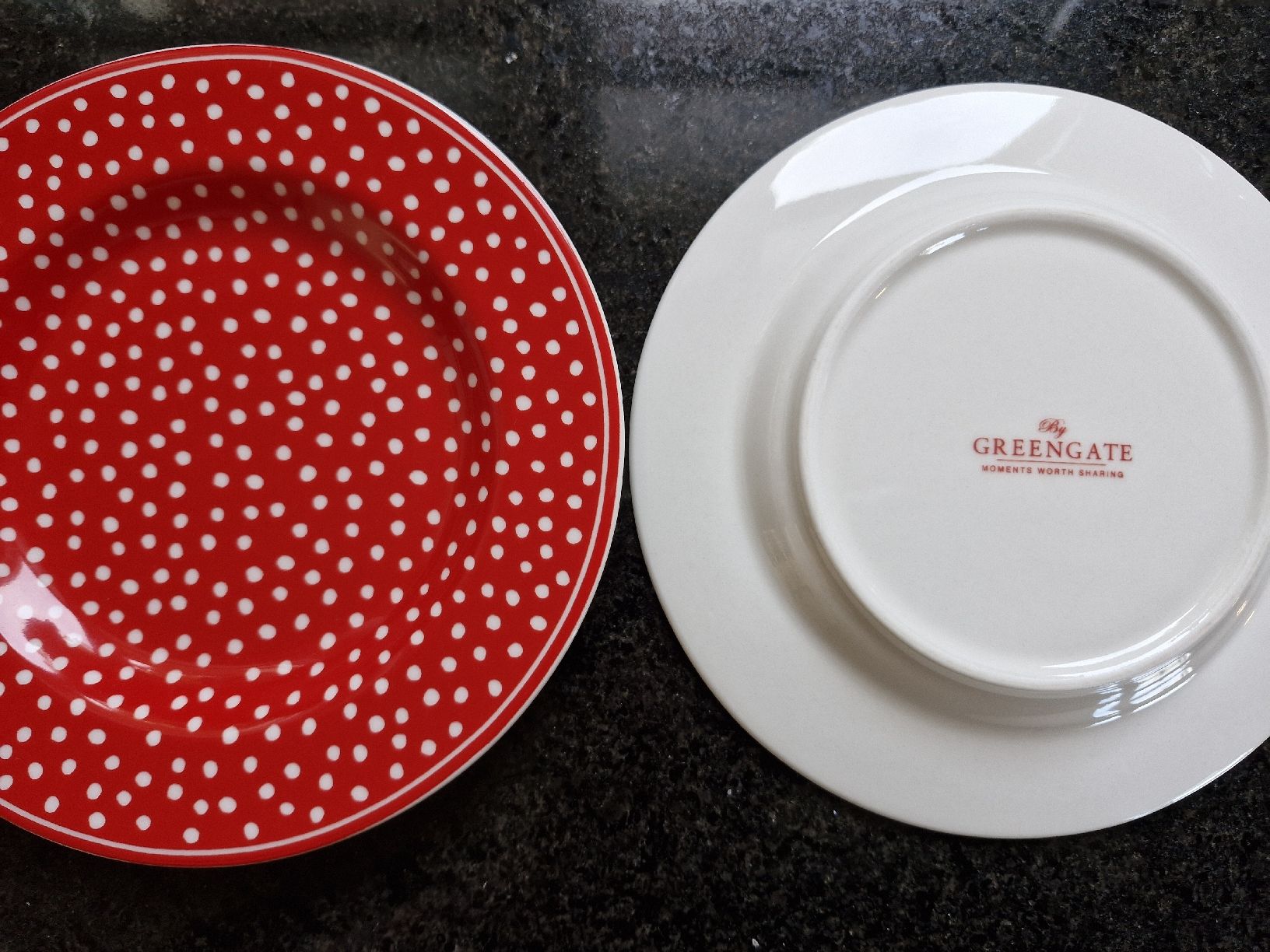 Greengate Teller: 2 kleine Teller Greengate – Gebraucht aus Luterbach von martinagl83 1