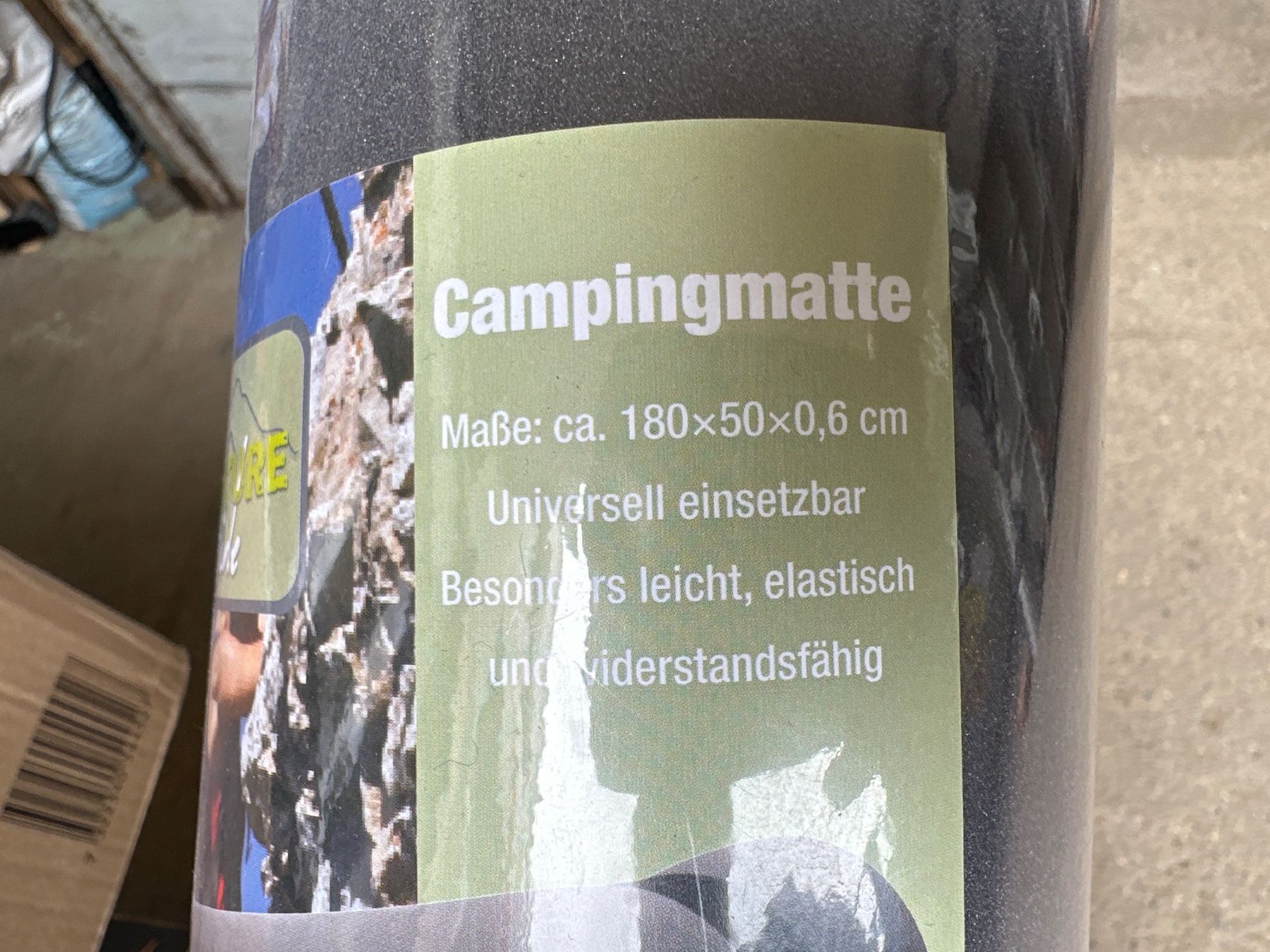 Tappetini fitness: neue Campingmatte Outside 180x50x0,6cm – Nuovo e nell'imballaggio originale da Necker venduto da liq24 1